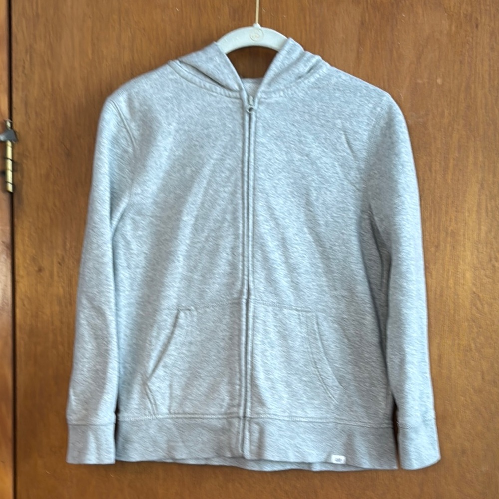 GAP youth Gray Zip-Up Hoodie Sweatshirt Sz L